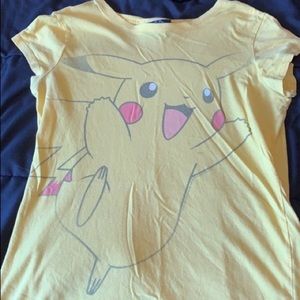 Pikachu yellow T-shirt